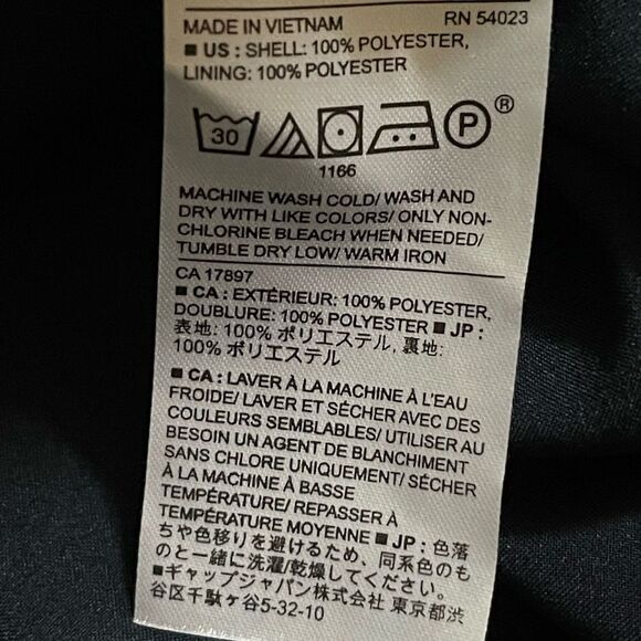 NWOT Banana Republic navy lace dress,8P - Picture 4 of 6